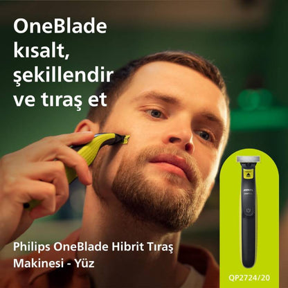 Philips Hibrit OneBlade™ Yüz Tıraş Makinesi. Nimh Teknolojisi 