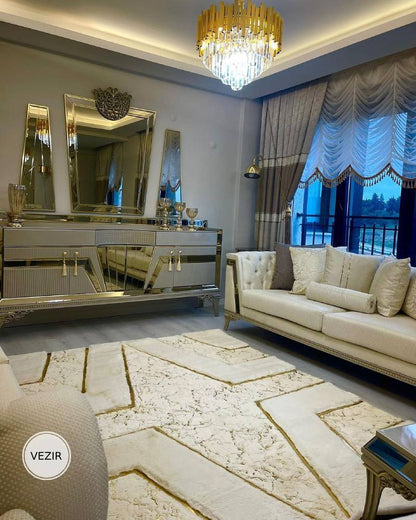 Luxury Fur Rug Vezir™ 100% Turkish Original