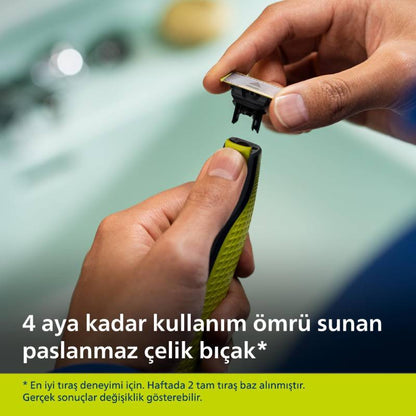 Philips Hibrit OneBlade™ Yüz Tıraş Makinesi. Nimh Teknolojisi 